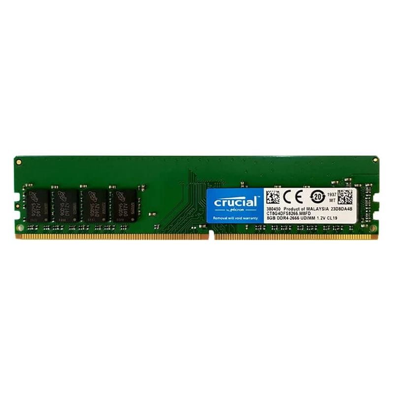 رم کروشیال DDR6000 UDIMM crucialظرفیت 16گیگابایت