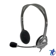 هدفون لاجیتک headset logitech h111 ag dark gray
