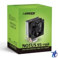 خنک کننده پردازنده گرین مدل fan cpu green notus 95 pwm