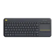 کیبورد لاجیتک keyboard touchpad k400 rf dark grey arab