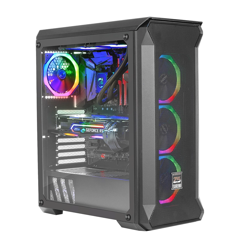 کیس کامپیوتر گیمینگ گریین مدل زد 5 سورنا case green z5 sorena