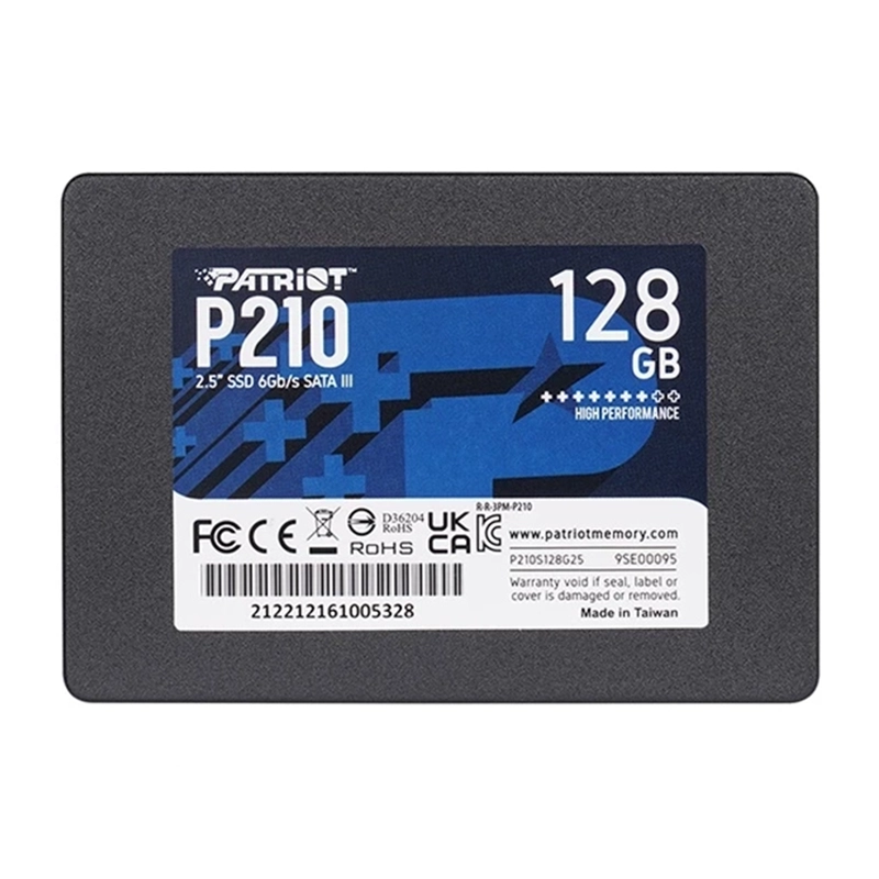 هارد اس اس دی پترییوت مدل SSD patriot p210 ظرفیت 128 گیگابایت