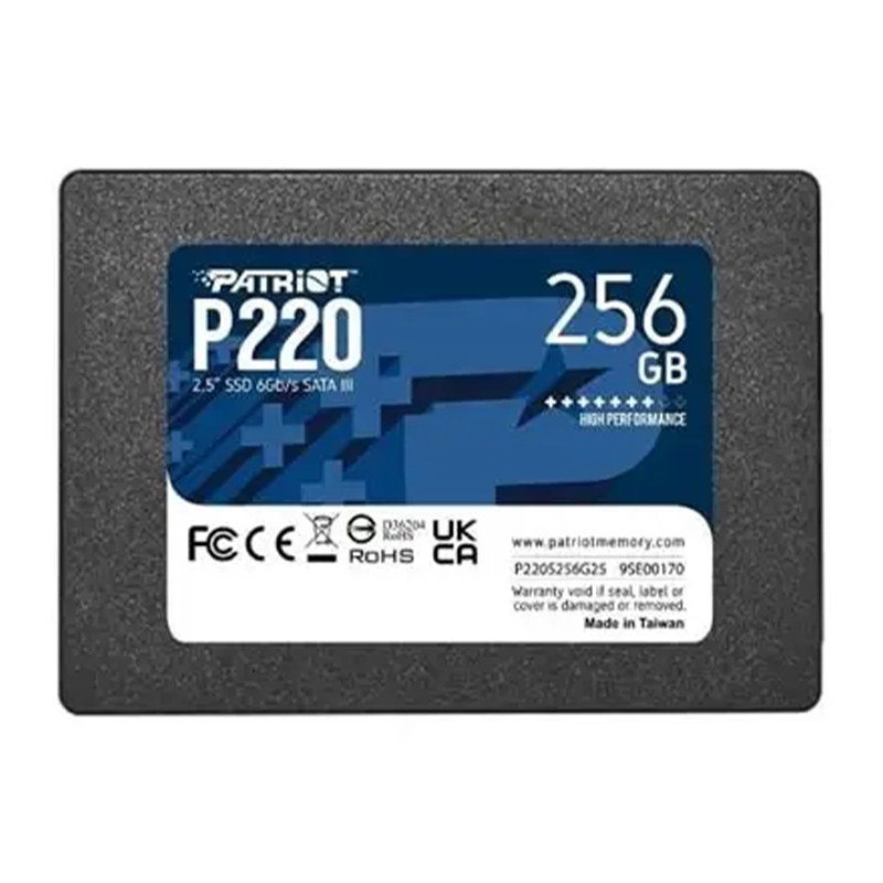 هارد اس اس دی پترییوت مدل SSD patriot p220 ظرفیت 256گیگابایت